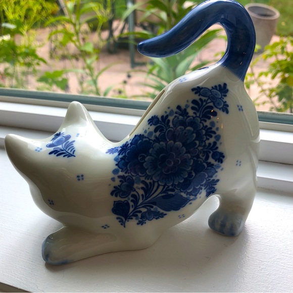 Andrea by Sadek Porcelain Cat Bank - Picture 3 of 4